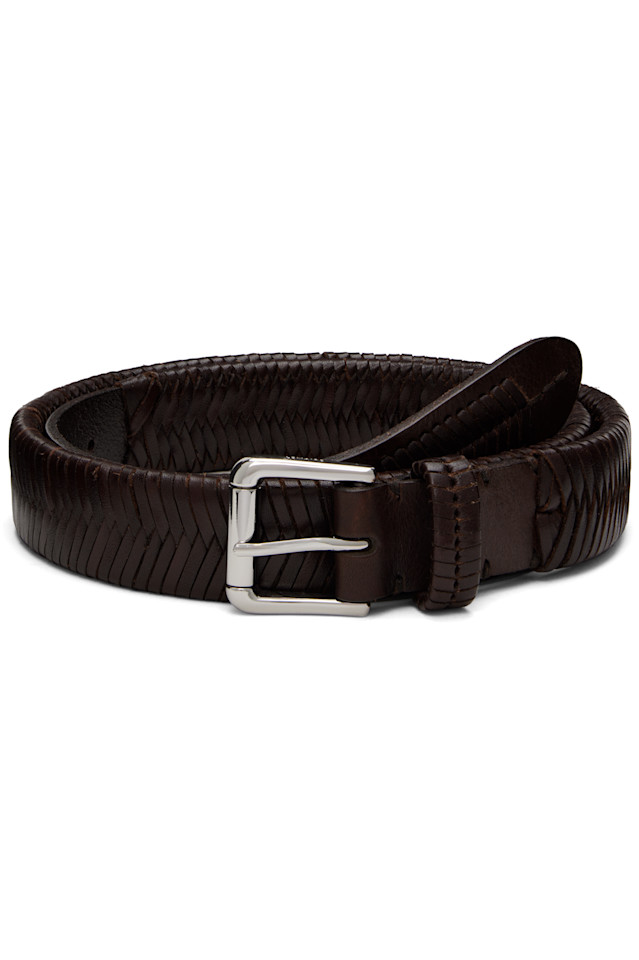 

Lemaire Пояс из коричневого плетения