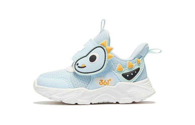 

Детские противоскользящие амортизирующие износостойкие низкие ботинки для малышей сине-белые 361°KIDS