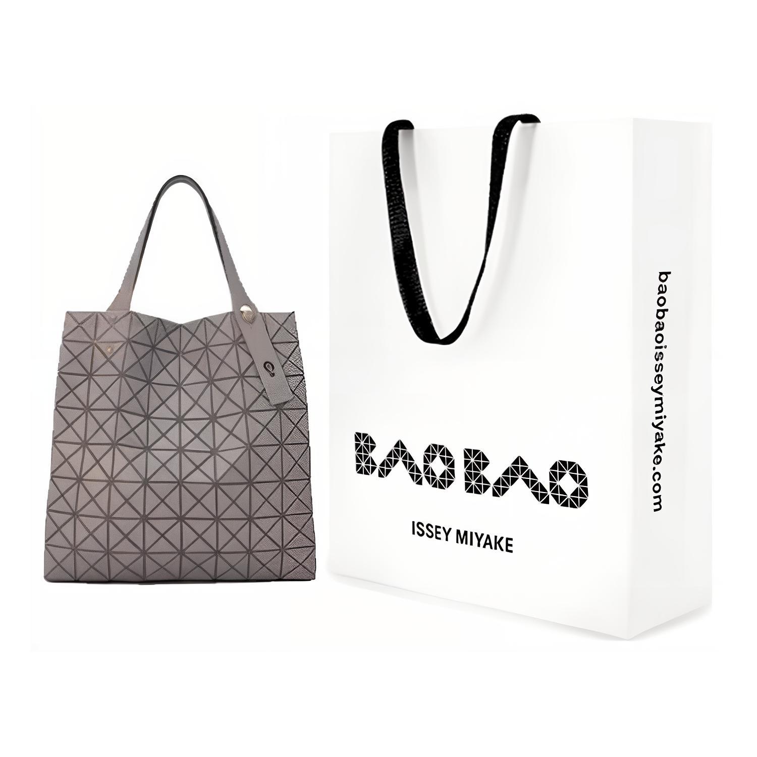 

ISSEY MIYAKE Сумка-шопер из ПВХ женская серая