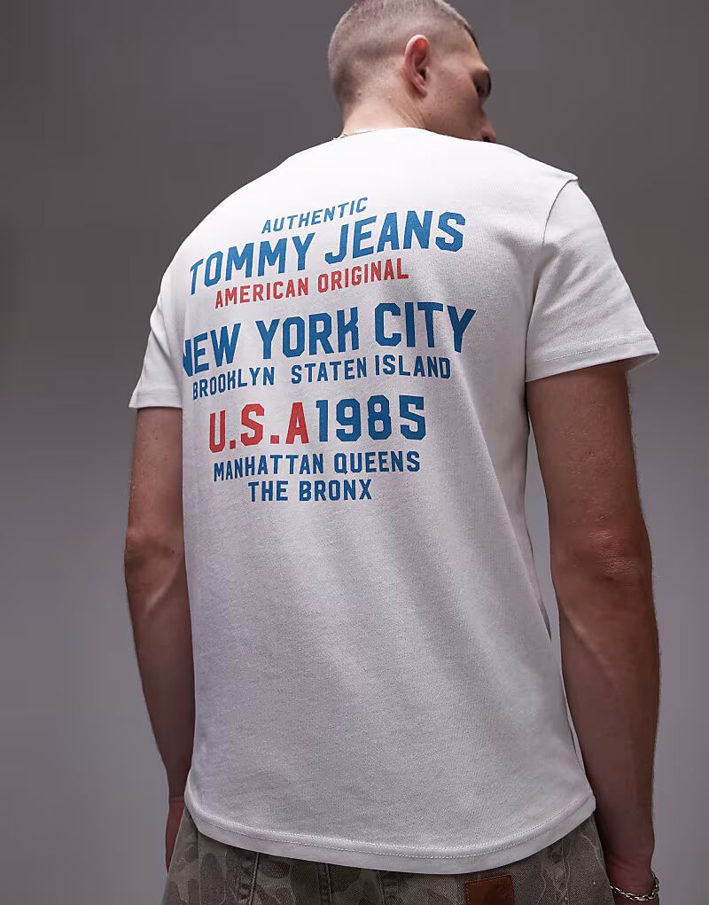 

Футболка с надписью «USA» на спине, белая Tommy Jeans, Белый, Футболка с надписью «USA» на спине, белая Tommy Jeans