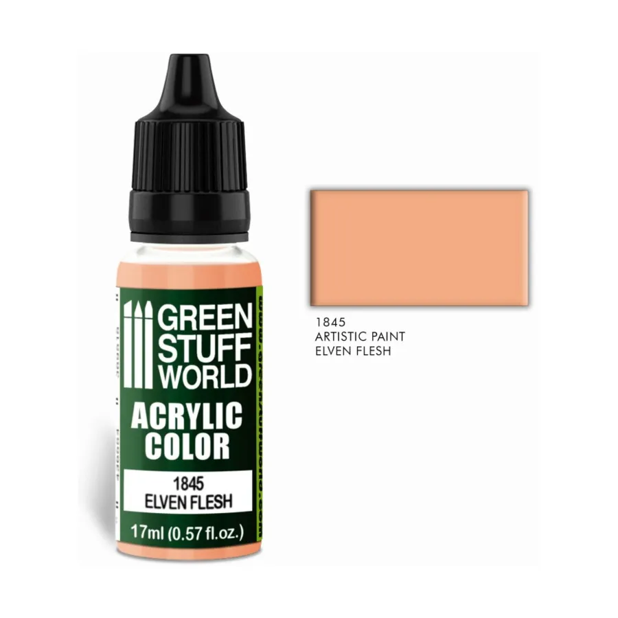 

Эльфийская плоть, Paint - Acrylic Color Paint - 17ml (Green Stuff World)