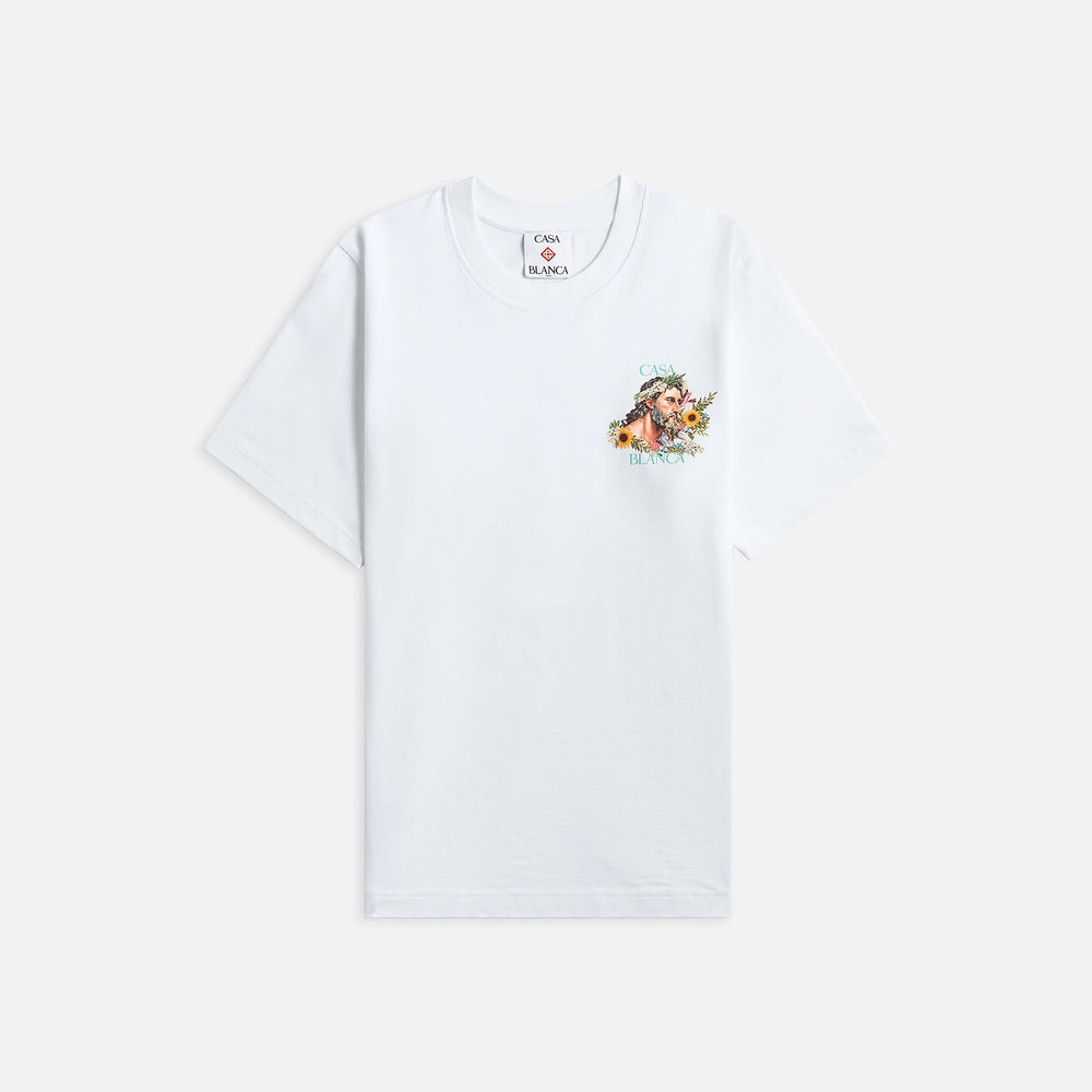 

Футболка Casablanca Celebration Du Sport Printed Tee, белый