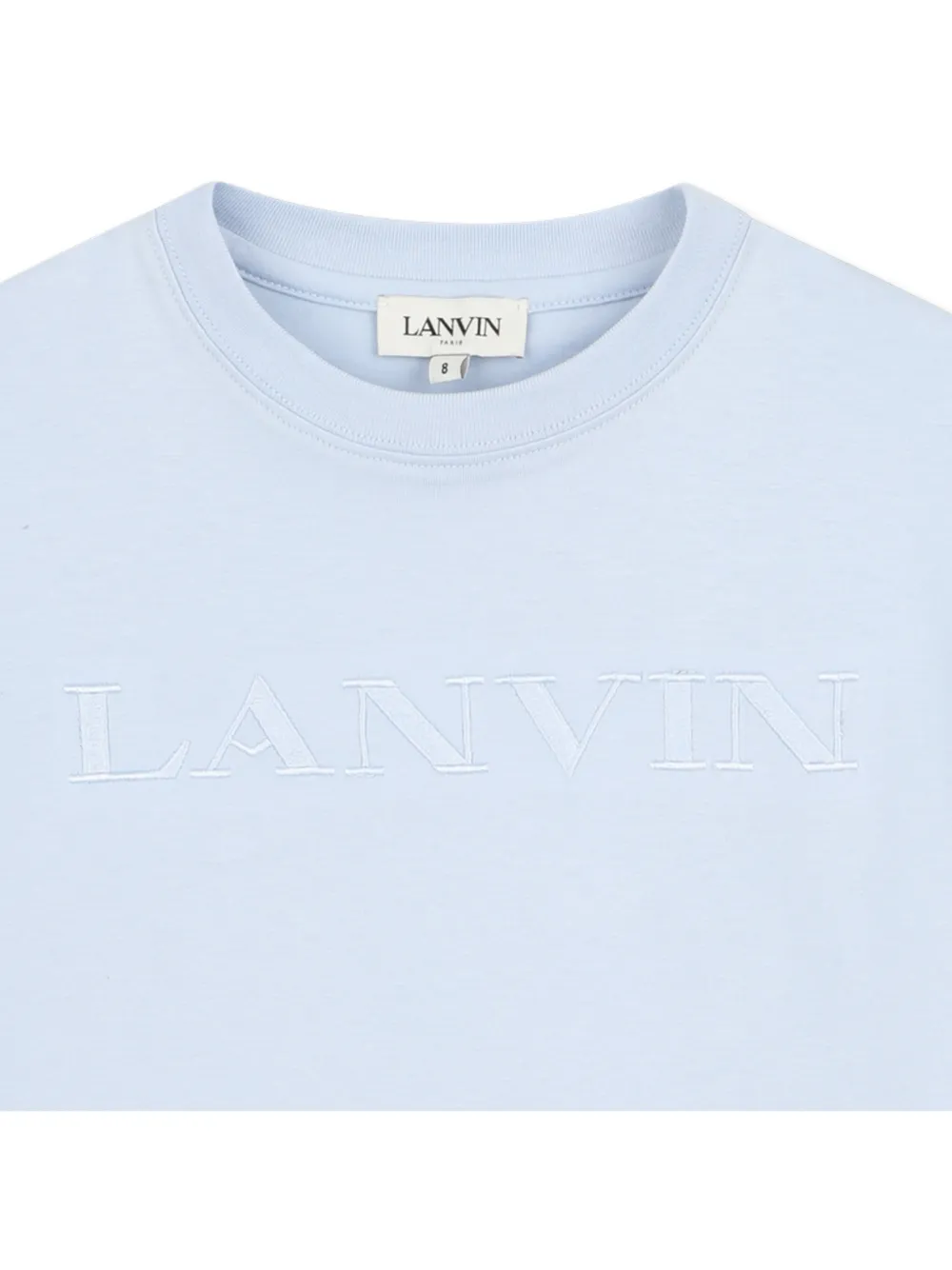 Футболка с тиснением Lanvin Enfant, синий — фото 3