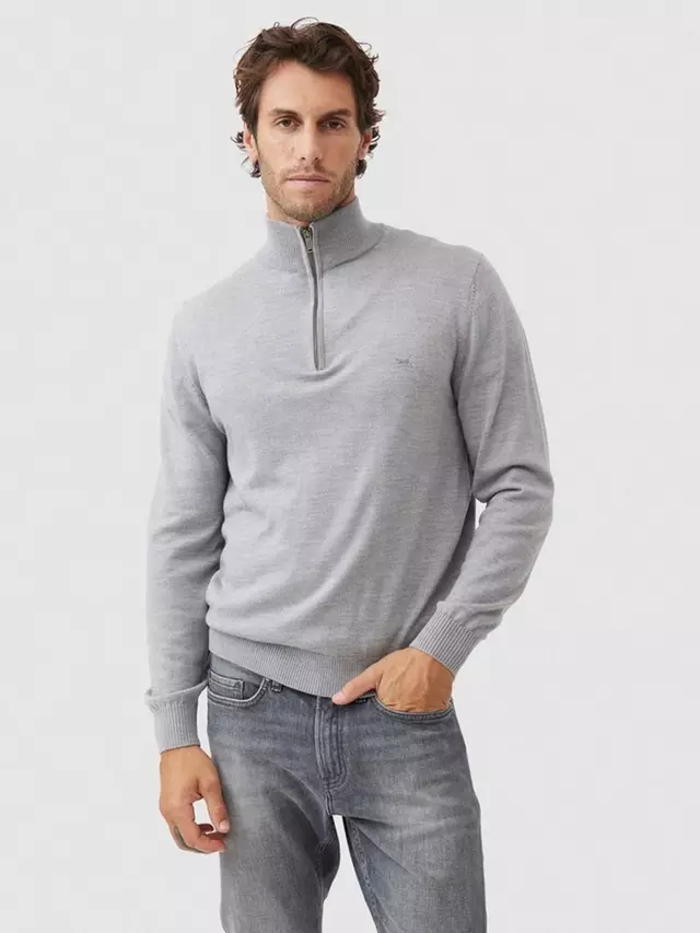 

Джемпер Rodd & Gunn Calderwell New Zealand Merino Zip Neck, цвет smoke