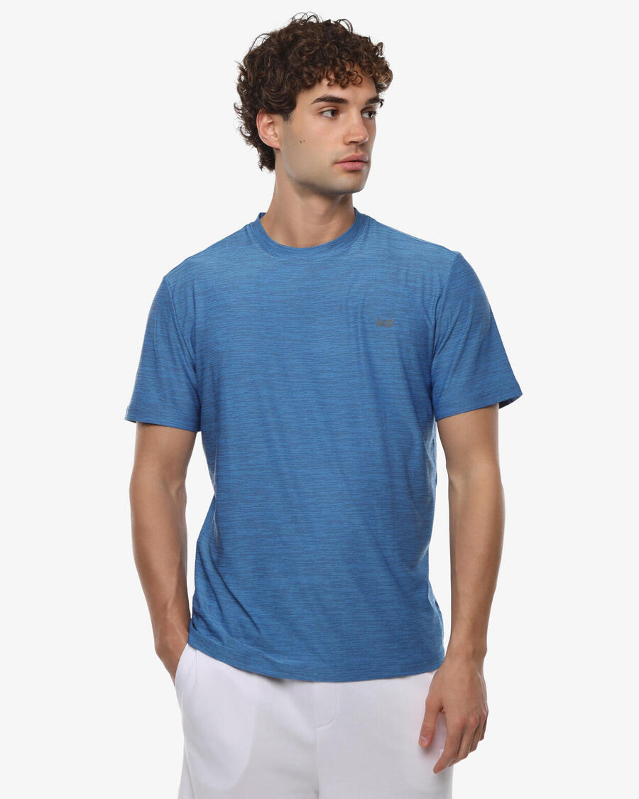 

JAKED Синтетическая фитнес-футболка небесно-голубого цвета для мужчин