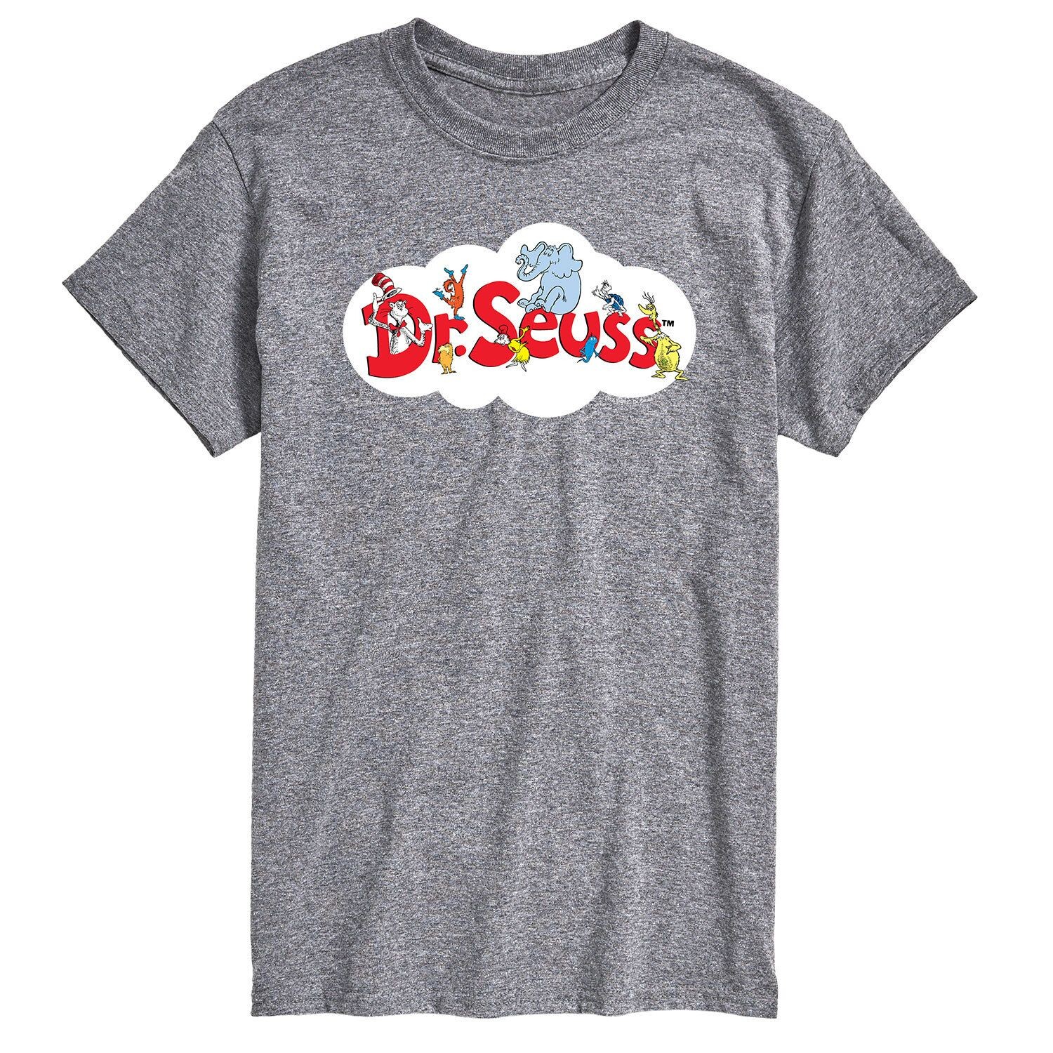 

Мужская футболка с логотипом Dr. Seuss Cloud Licensed Character