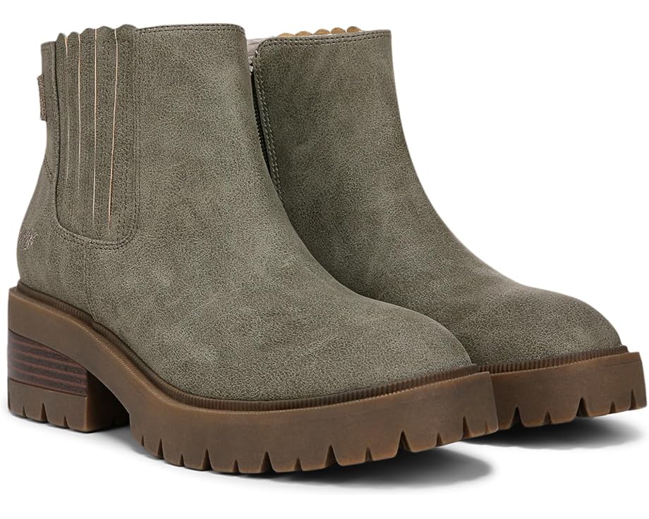 

Ботинки Blowfish Malibu Joy Booties, цвет Moss Green Faux Leather
