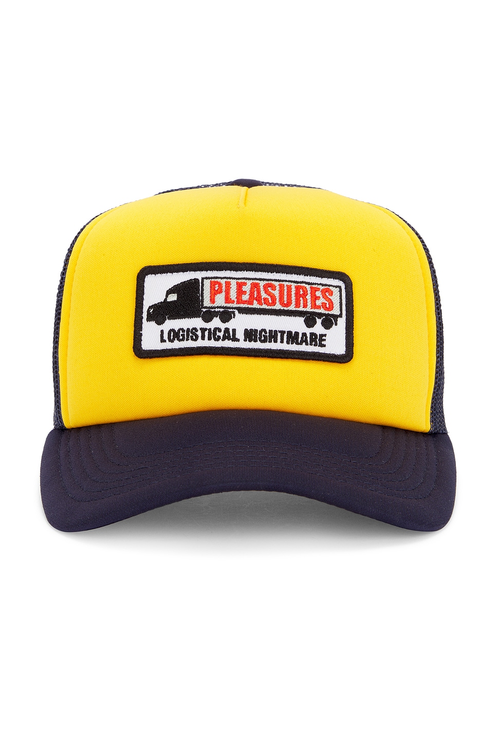

Кепка дальнобойщика из кошмара Pleasures, синий