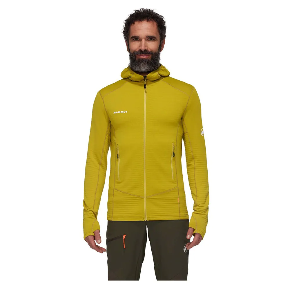 

Флис Mammut Taiss Light full zip, желтый