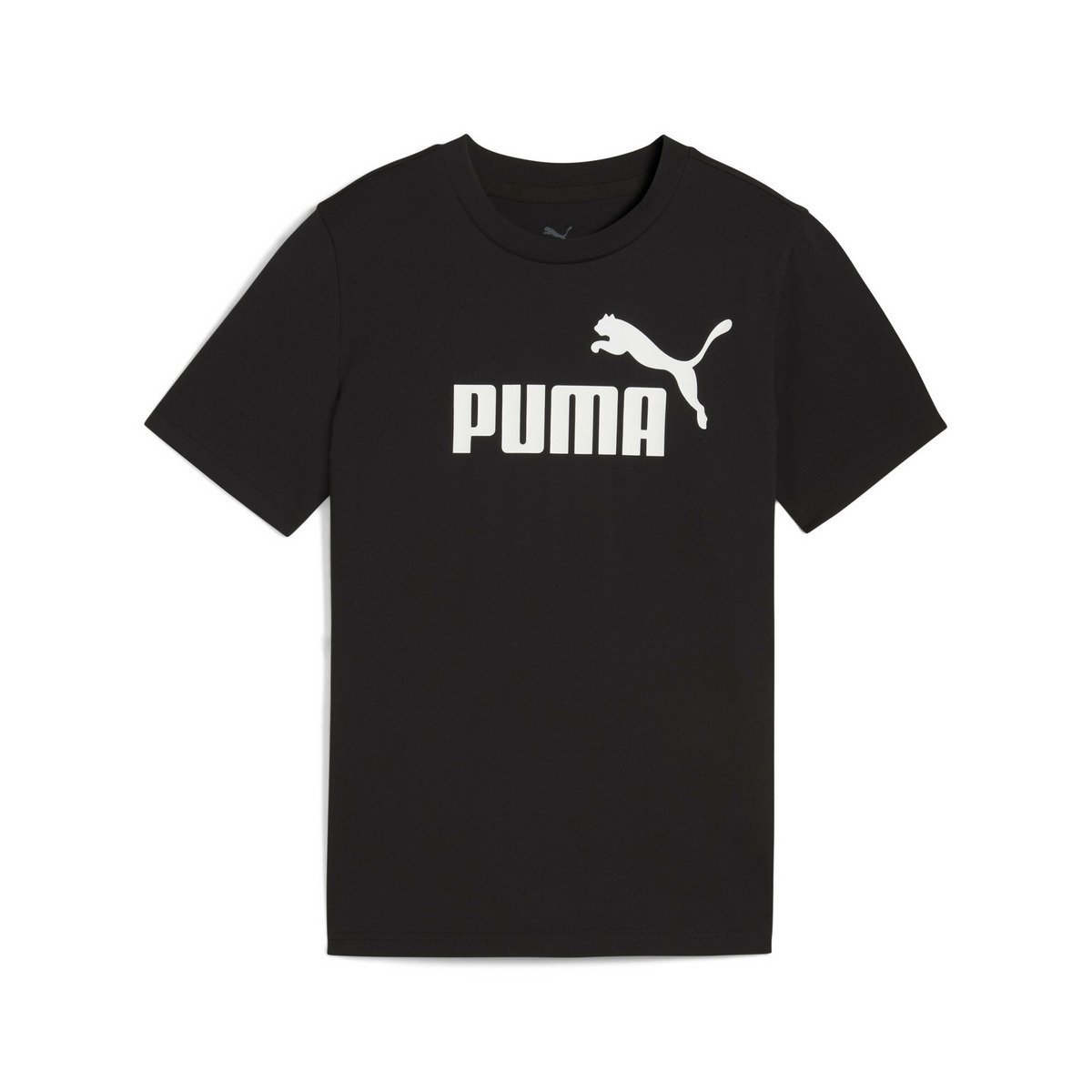 Детская футболка ESS № 1 с коротким рукавом и логотипом, размер B, рост 120-160 см PUMA, PUMA Black — фото 4
