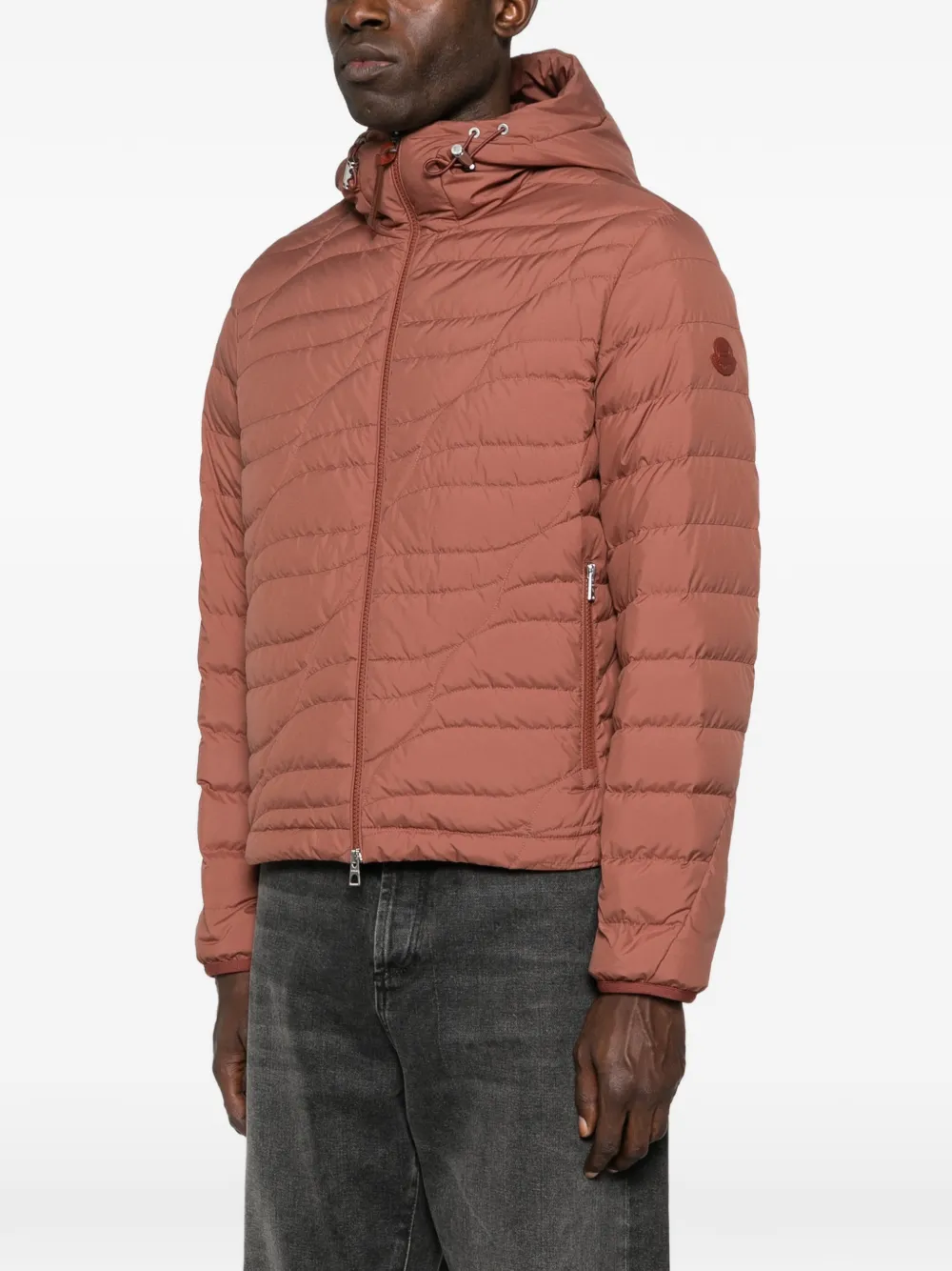 Стеганая куртка Chitu с капюшоном Moncler, коричневый — фото 3