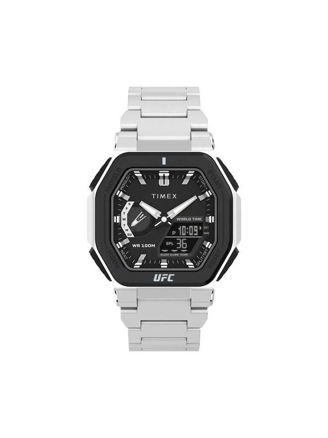 

Часы UFC Colossus TW2V84600 Timex, черный/серебряный