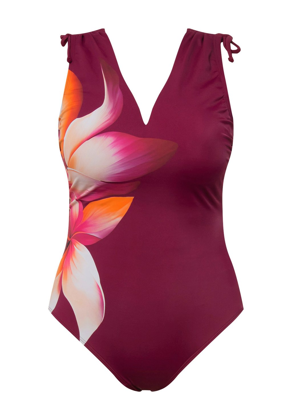 

Купальник FLOWER MOTIF Ulla Popken, бордовый