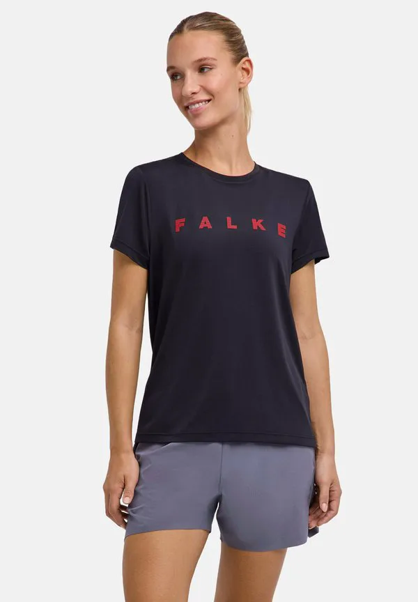 

Спортивная футболка с логотипом тренировки Falke, Black, Черный, Спортивная футболка с логотипом тренировки Falke, Black