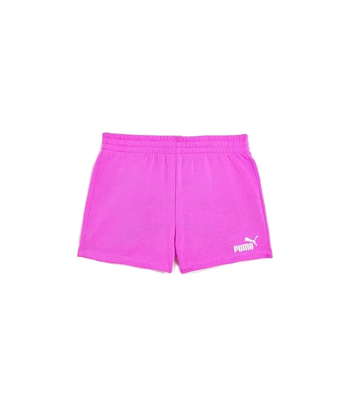 Шорты флисовые Essential Basics PUMA Kids, Electric Orchid