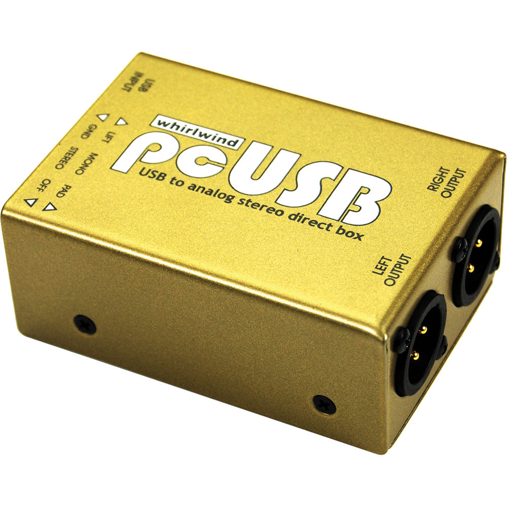 

Директ-бокс Whirlwind pcUSB - Computer Audio USB Interface PCUSB