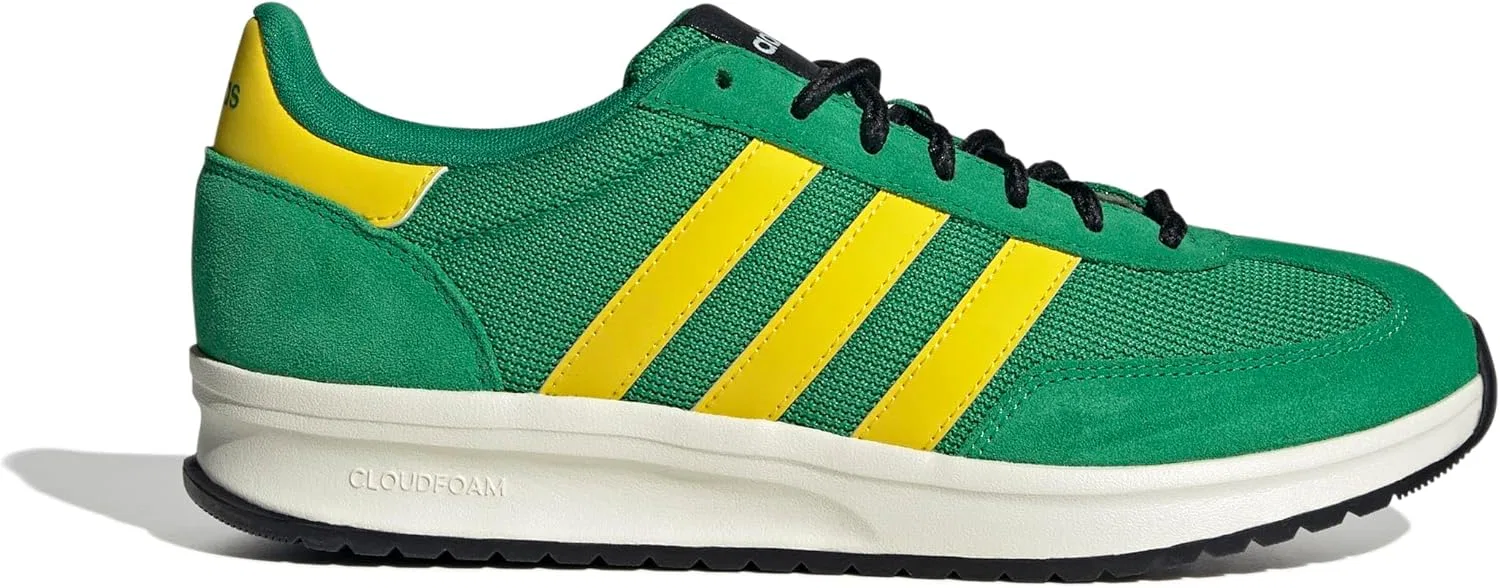Мужские кроссовки Adidas Run 70s 2.0, Green Yellow Off White — фото 2