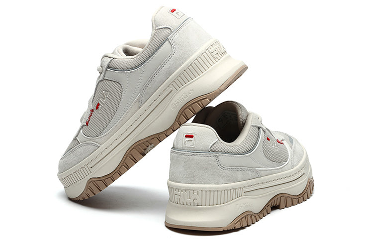Кроссовки (WMNS) Fila Fusion Ollie 'Cream Grey' — фото 3