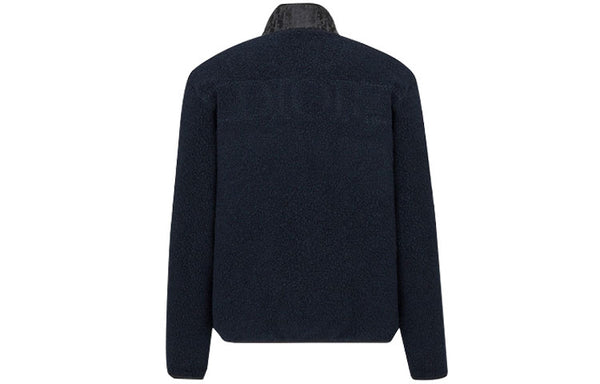 Куртка ss21 logo print casual hooded sweatshirt for men blue Dior, синий — фото 2