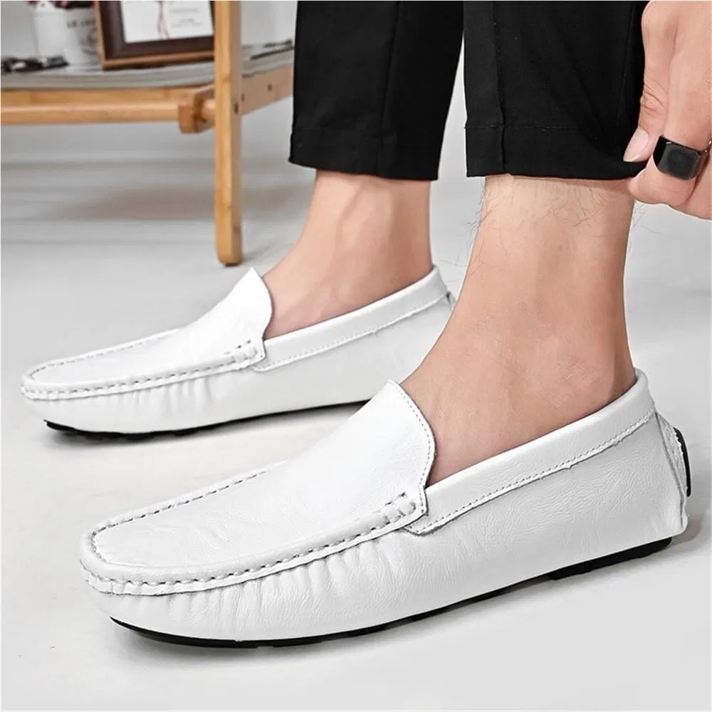 Лоферы спортивные мужские Athletic Wedding Loafers, белый DHFIRUFSHLO — фото 3