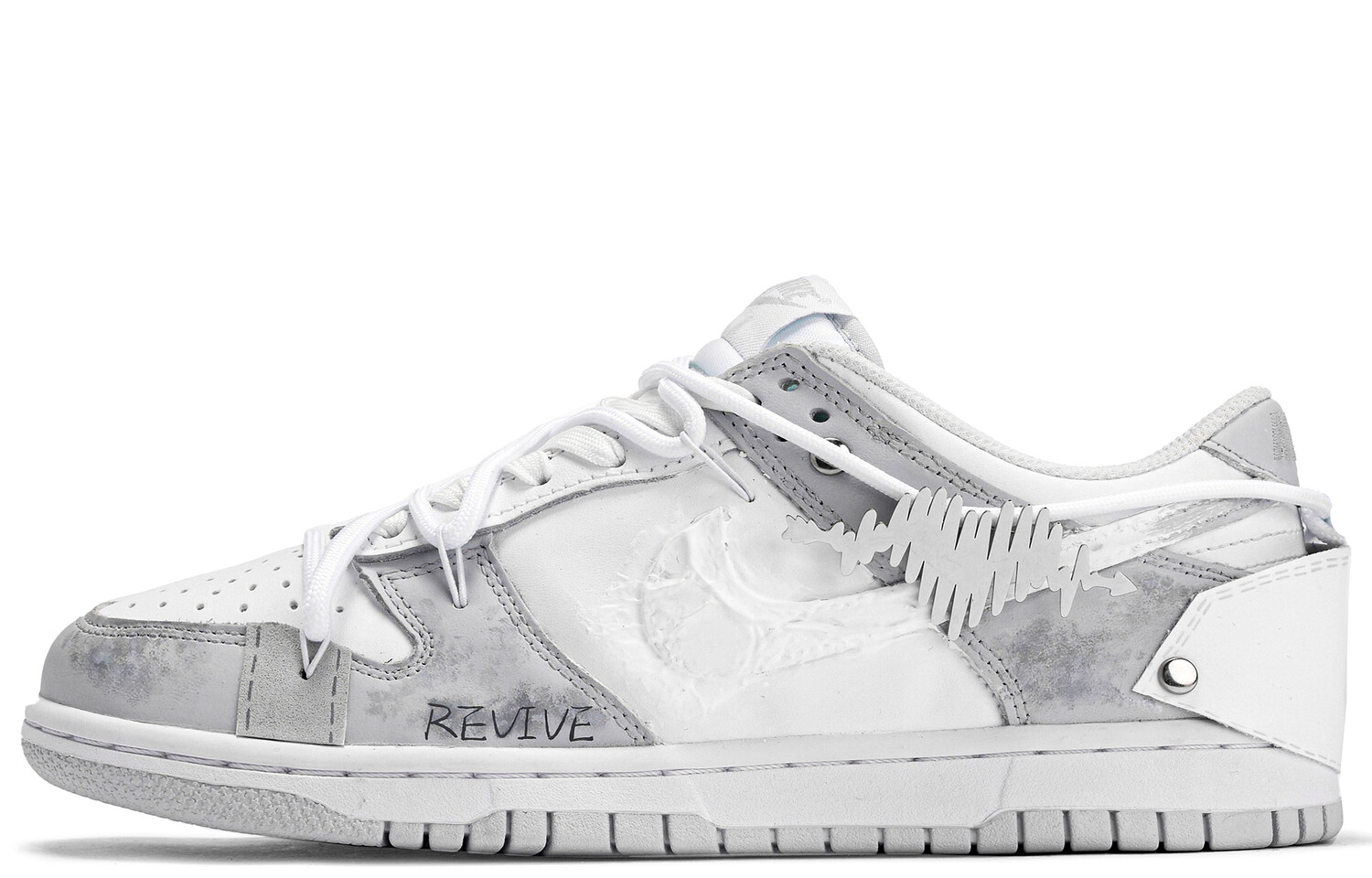 

Кроссовки Nike Dunk Skateboard Shoes Men Low-Top Gray White