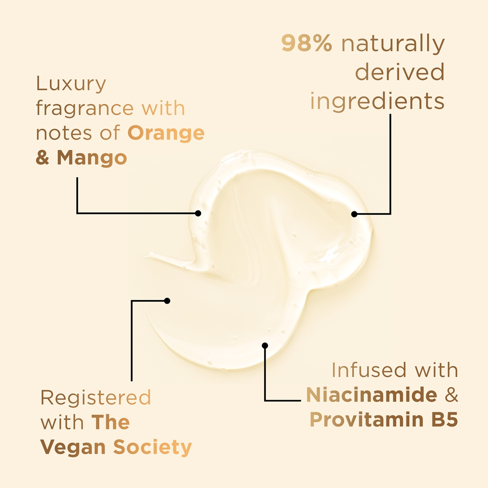 Гель для душа Kindness+ с витамином С Baylis & Harding, kvepalai orange & mango 500 мл — фото 3