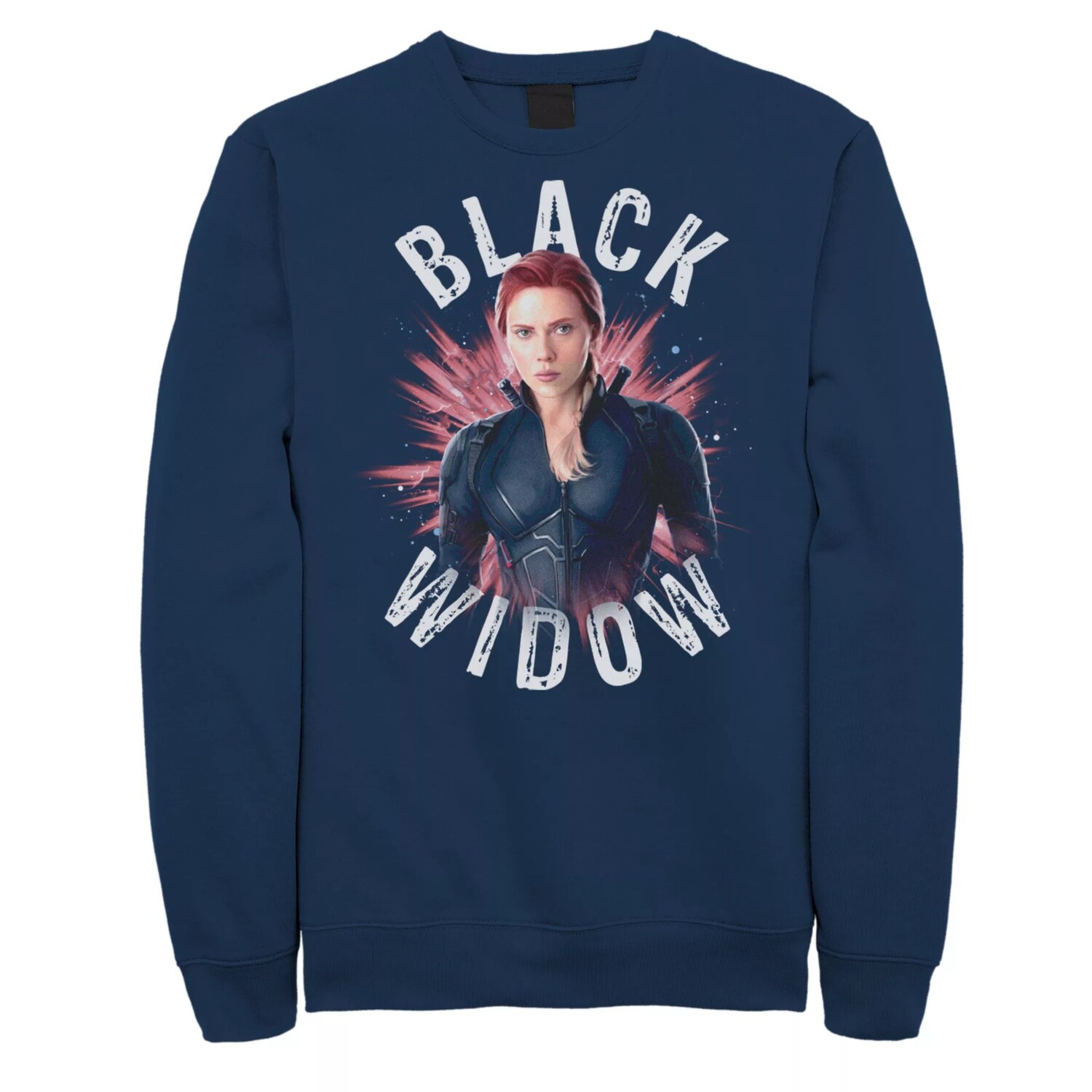 

Мужской свитшот Marvel Black Widow Burst Licensed Character