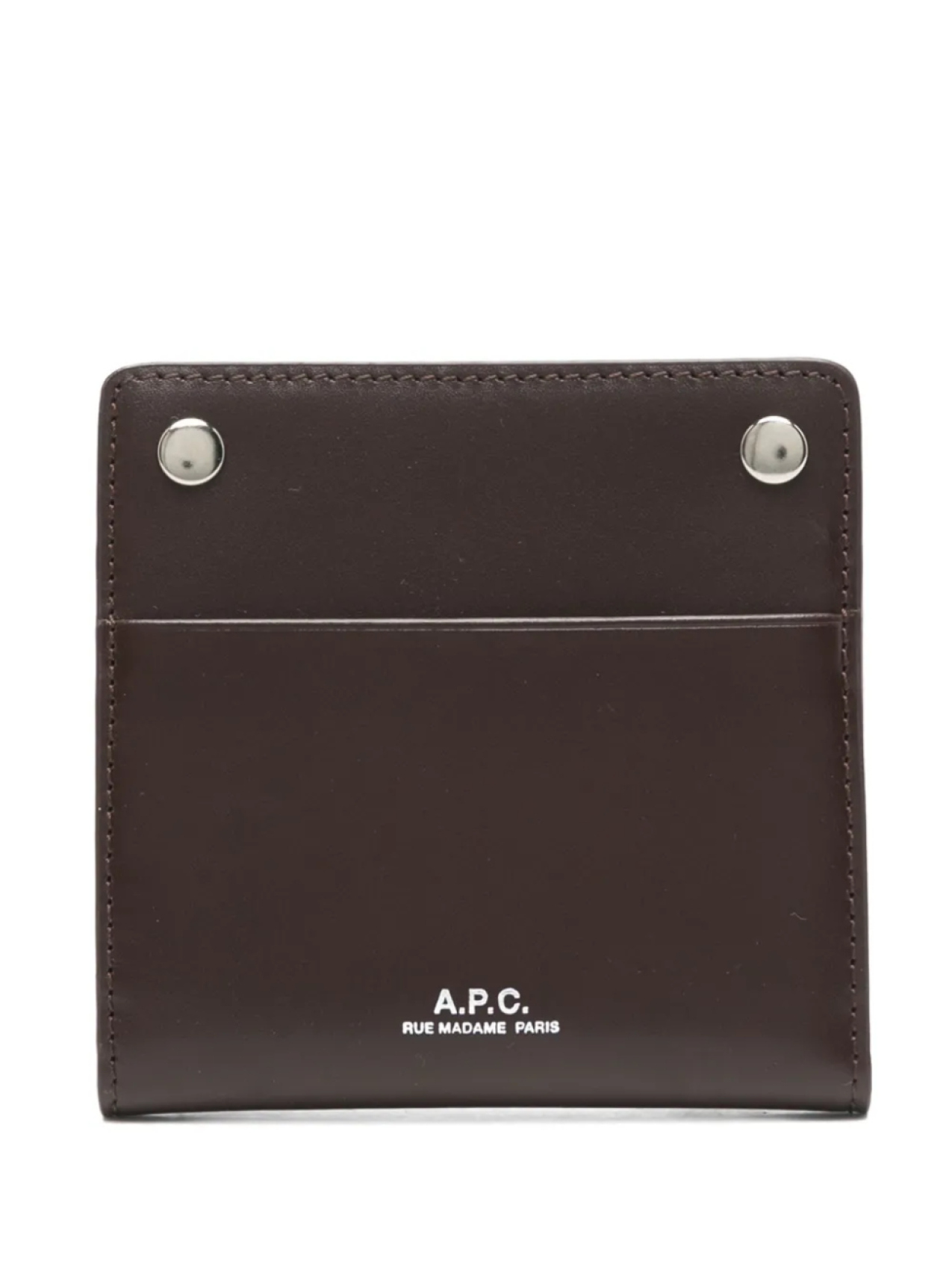 

Складной картхолдер André A.P.C., коричневый
