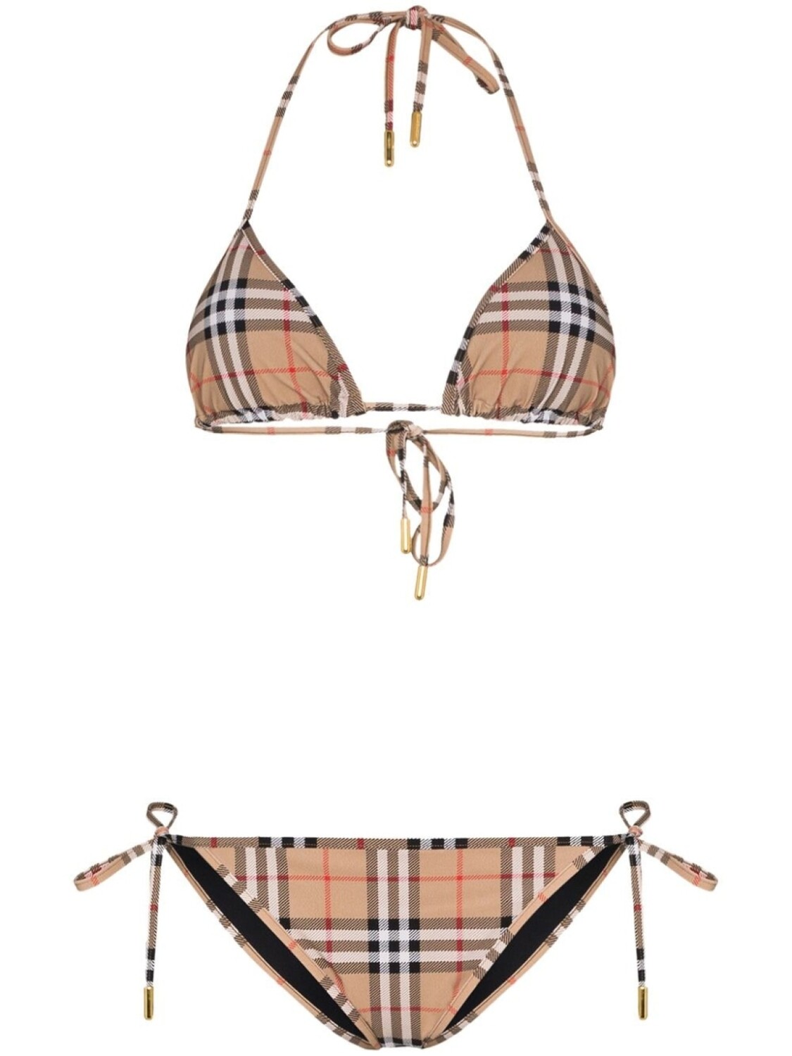 

Burberry бикини в клетку Vintage Check, коричневый