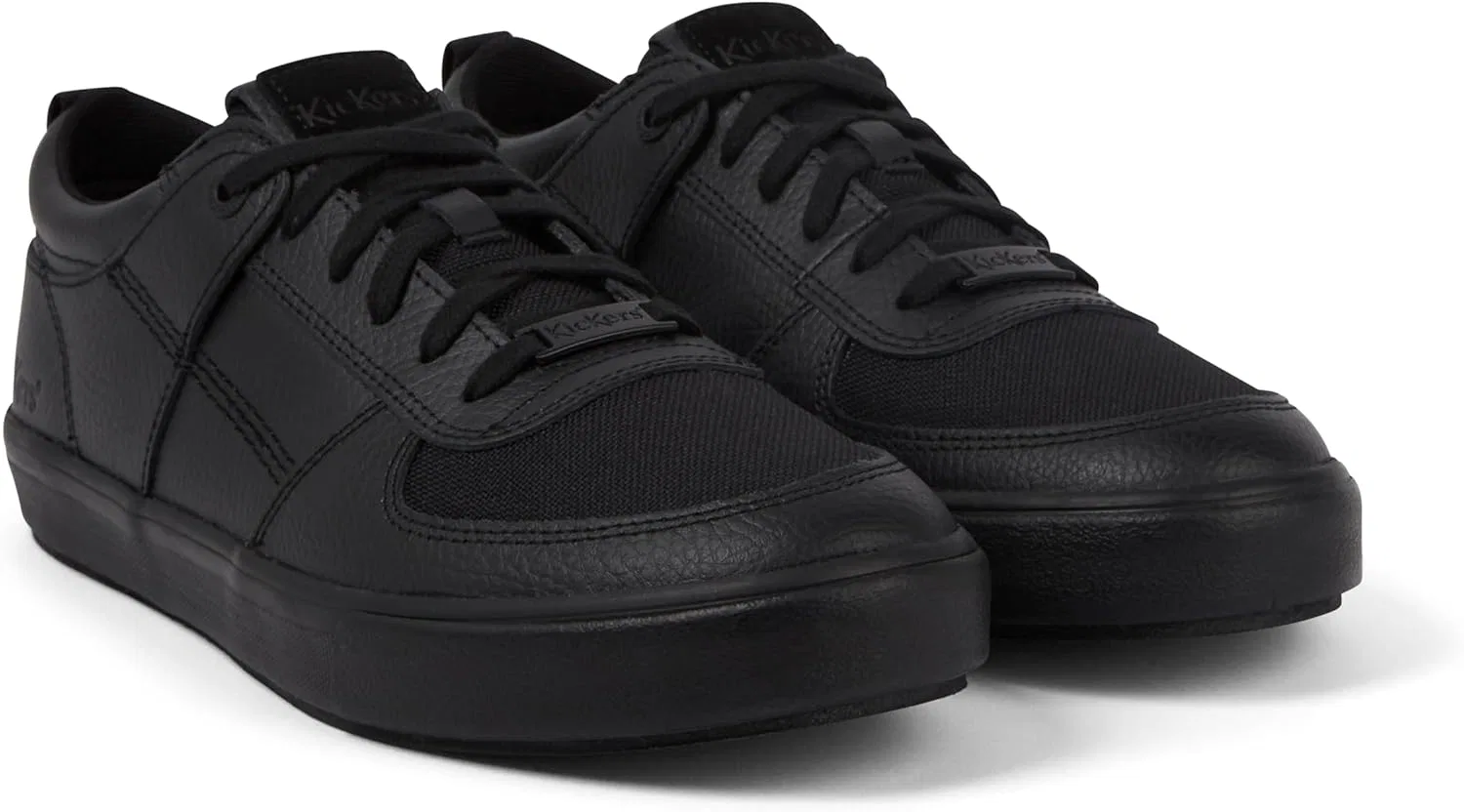 Мужские кроссовки Kickers Tovni Lo Mix Mesh Text, Black — фото 4