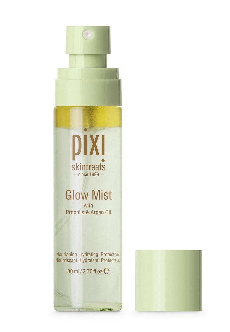 Набор для стойкого макияжа: Закрепляющий спрей и пудра Pixi Glow Mist — фото 2