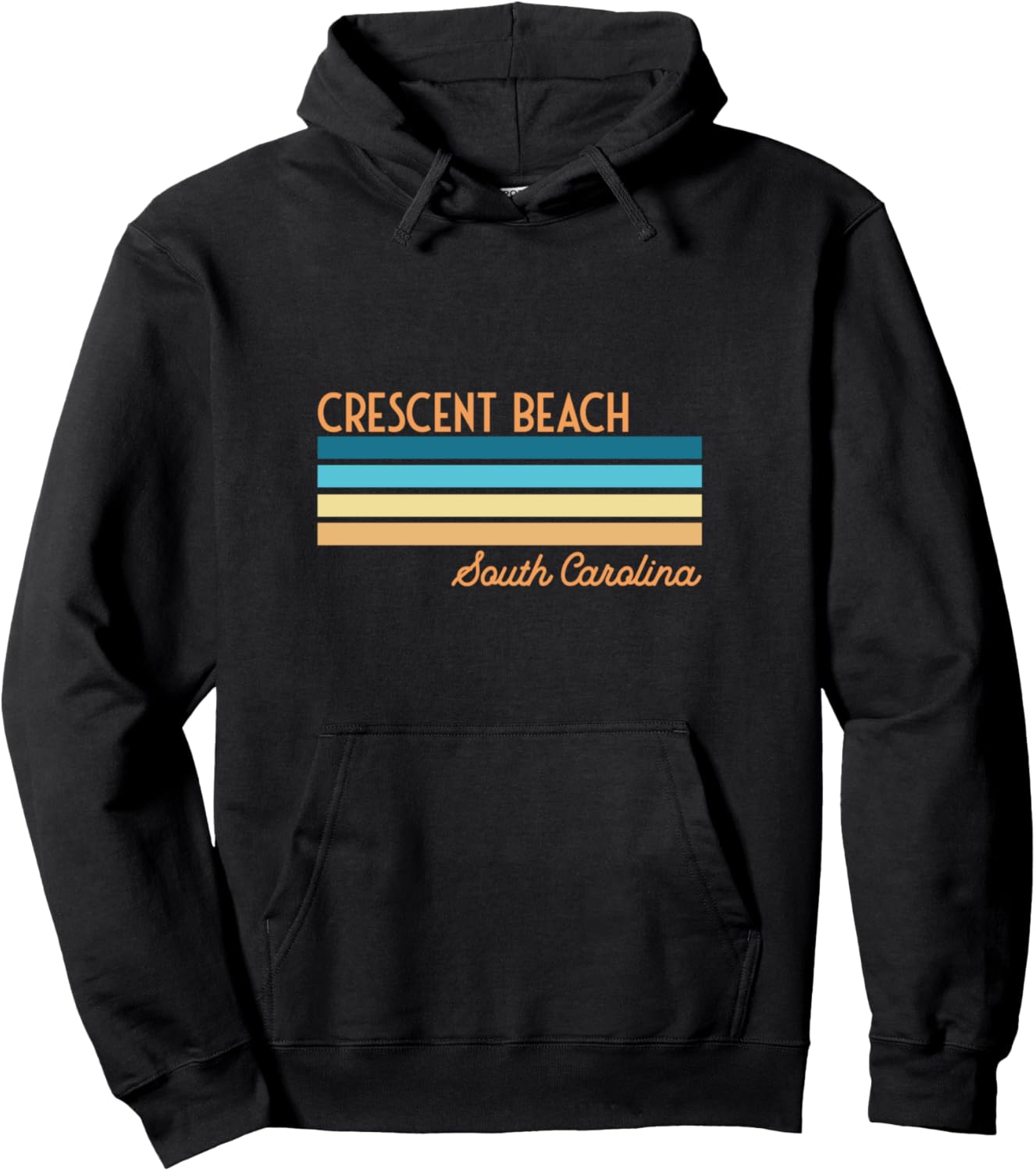 

Худи Crescent Beach, Южная Каролина, черное, размер S South Carolina Beach Souvenir Gifts Crescent Sc