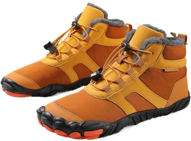 

Мужские зимние ботинки Soft time TOY, мужские и женские зимние ботинки, зимняя обувь, водонепроницаемые зимние ботинки с меховой подкладкой, зимние ботильоны для улицы, противоскользящие, легкие туристические ботинки, коричневый