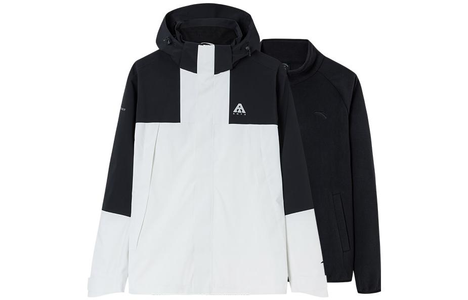 

Куртка-ветровка Anta Men's Papyrus White/Basic Black