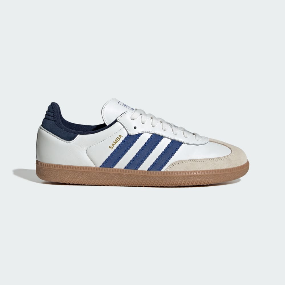 

Кроссовки Adidas Samba OG Shoes, цвет Core White/Royal Blue/Night Indigo