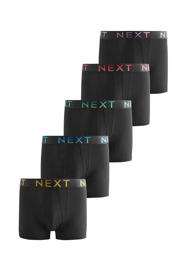 Трусы Next, front 5 pack trunks, черный омбре пояс