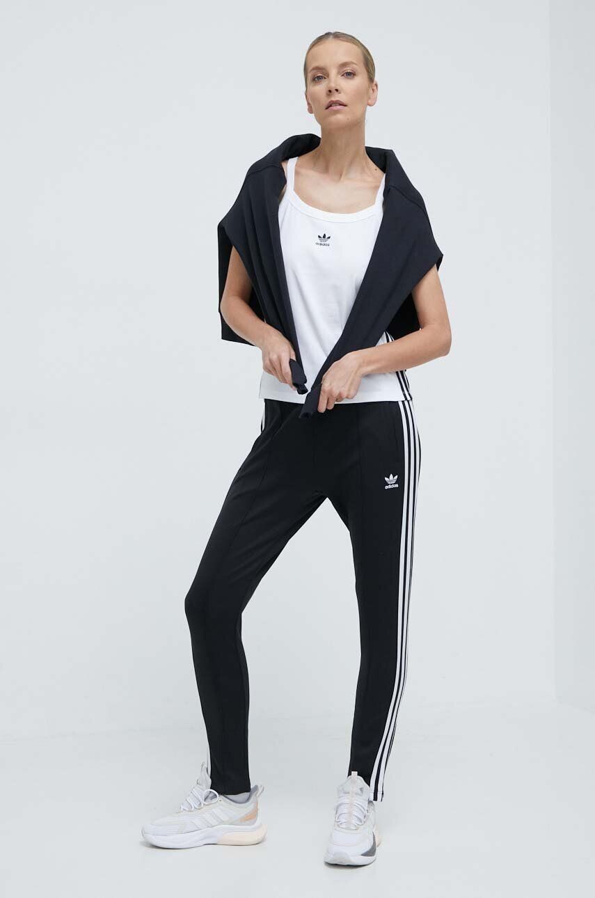 Джоггеры adidas Originals SST Classic TP, черный — фото 3