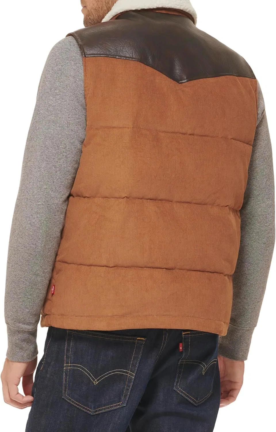 Мужская куртка Levi's Out West из комбинированной ткани Levi's — фото 3