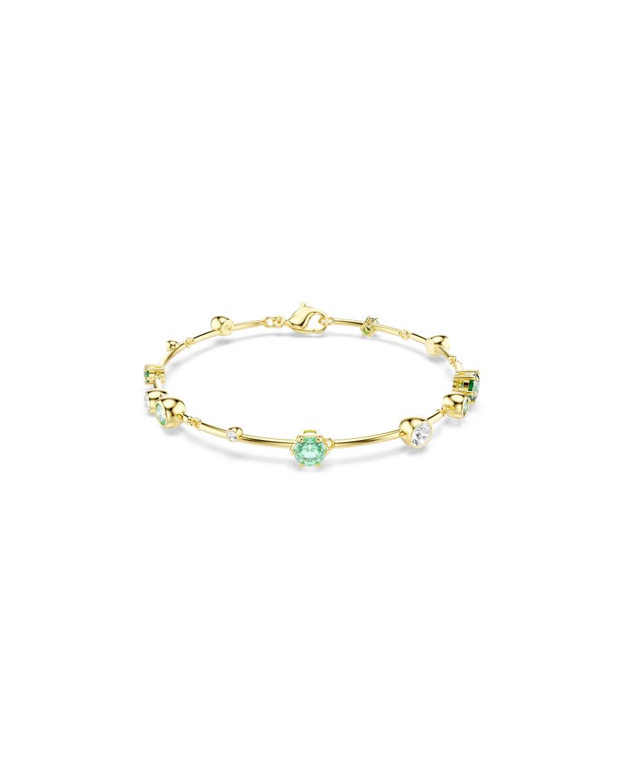 

Браслет Swarovski Constella с золотым покрытием Swarovski, Green