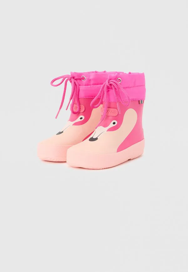 Резиновые сапоги alv с отпечатком лапы, унисекс Viking, Light Pink/Magenta — фото 2