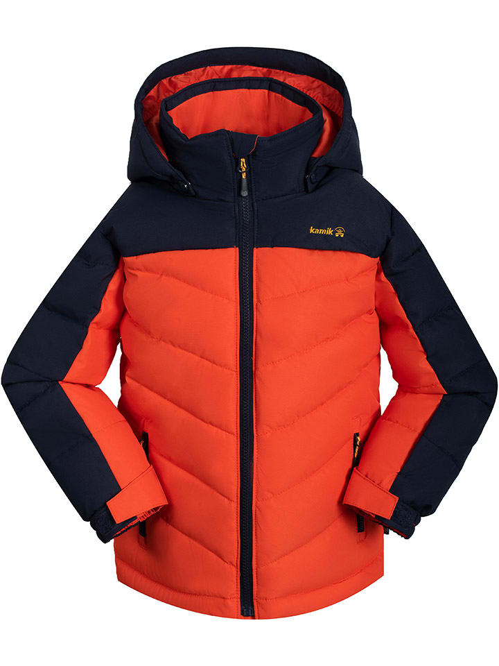

Kamik Лыжная/сноубордная куртка "Анакин" оранжево-темно-синего цвета