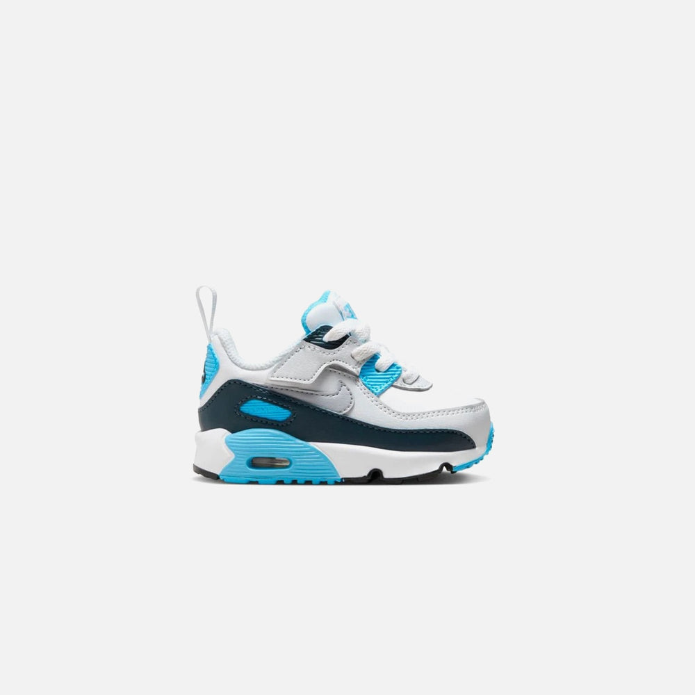 

Кроссовки Nike TD Air Max 90 Easyon, цвет White/Wolf Grey/Baltic Blue