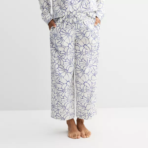 

Женские тканые пижамные штаны Sonoma Goods For Life, цвет fun floral