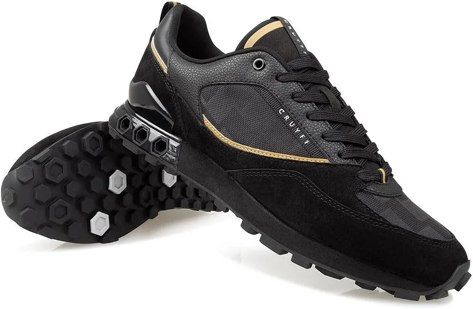 Мужские кроссовки Cruyff Superbia Hex-Tech CC243232-960, черно-золотые — фото 3