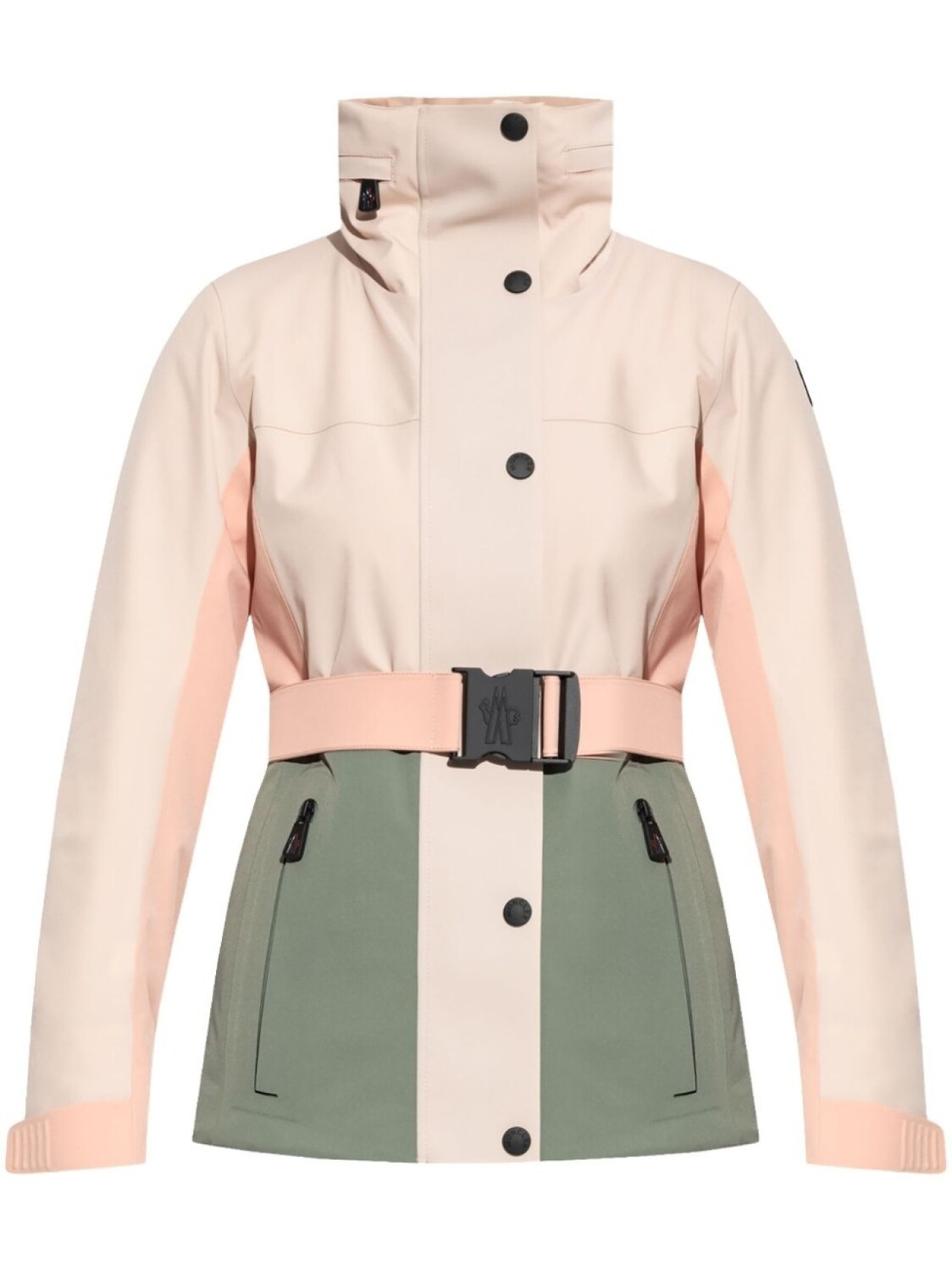 

Лыжная куртка с высоким воротом Moncler Grenoble, розовый