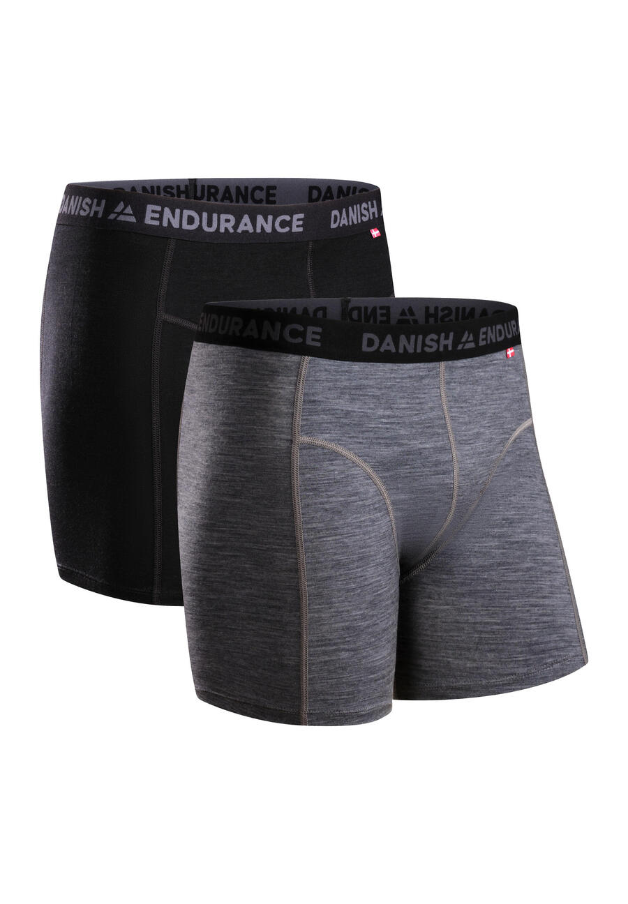 

DANISH ENDURANCE Боксеры-шорты Merino Trunks разноцветные дышащие гигиеничные многофункциональные