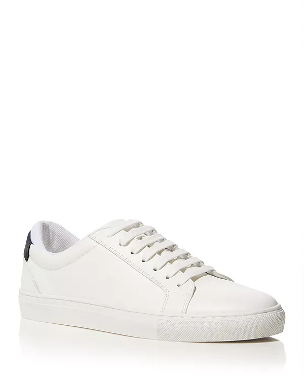 Модные кроссовки на шнуровке The Men'S Store At Bloomingdale'S, White/Navy