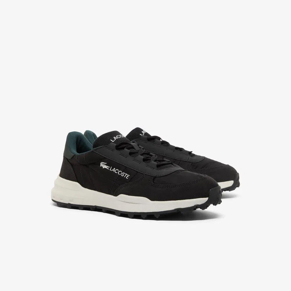 Мужские чёрно-зелёные кроссовки Lacoste Elite Active Evo — фото 2