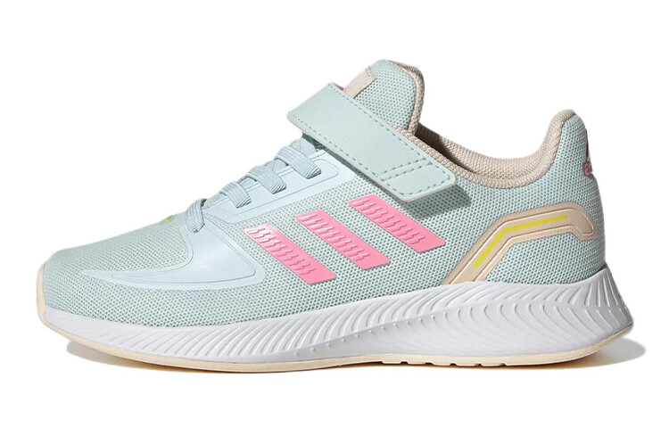 Кроссовки Runfalcon 2.0 Kids, низкие, светло-голубые/розовые Adidas