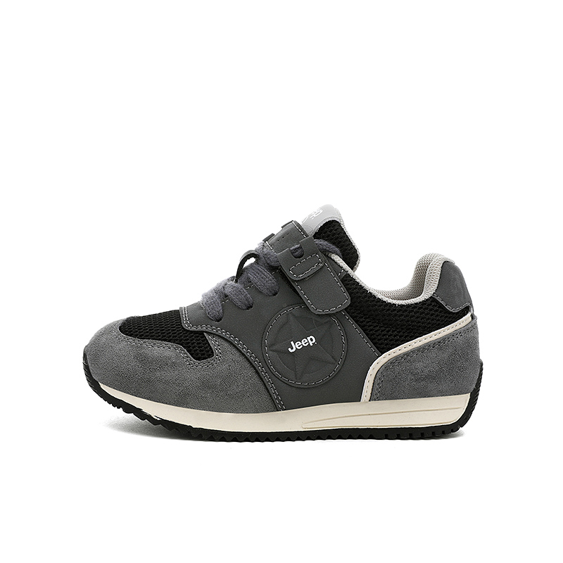 

Нескользящие износостойкие низкие детские кроссовки для повседневной жизни Jeep, серый